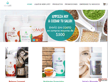 Tablet Screenshot of new-life.com.mx